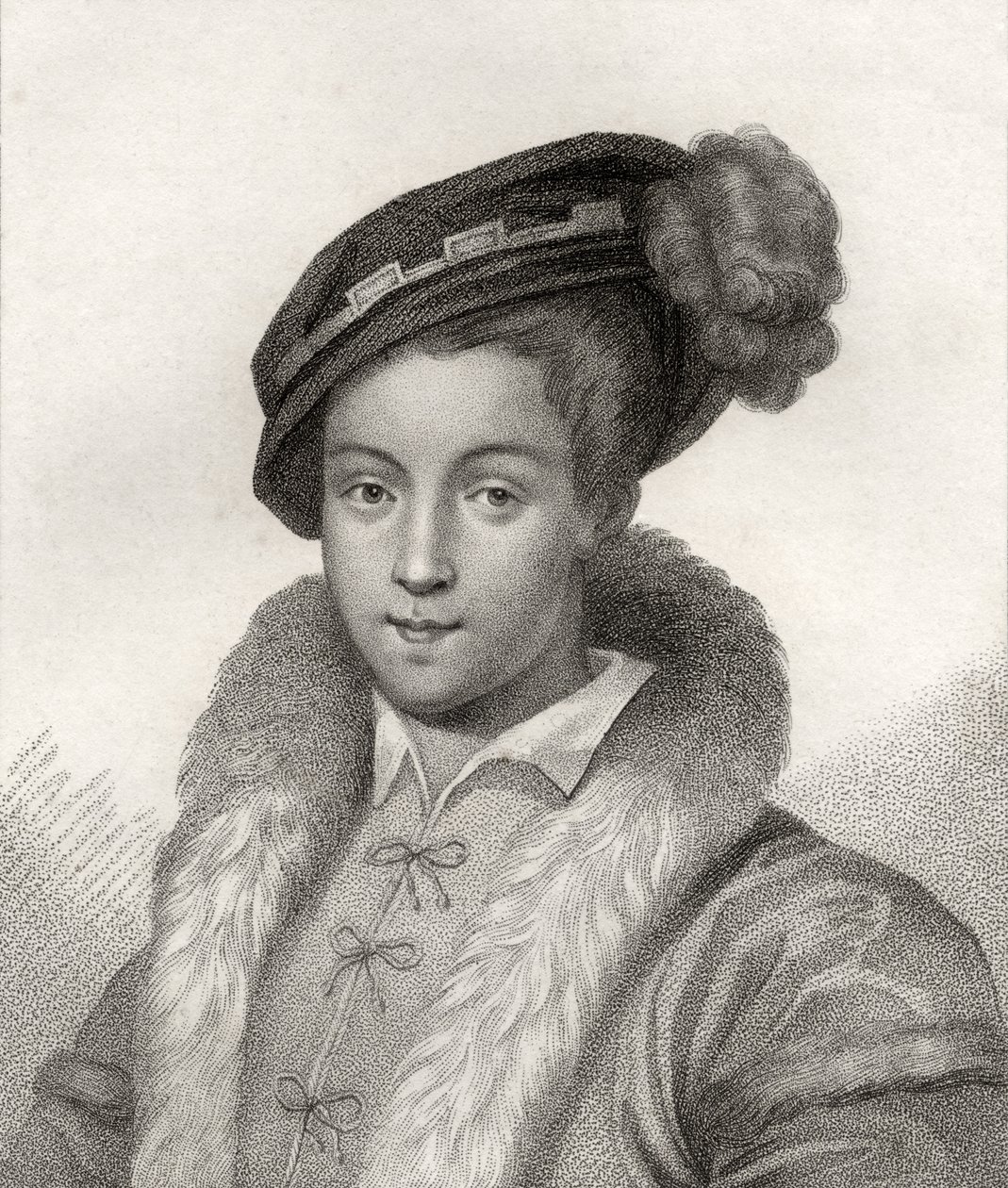 Edward VI, z „Katalogu autorów królewskich i szlacheckich”, wydany w 1806 r. autorstwa English School
