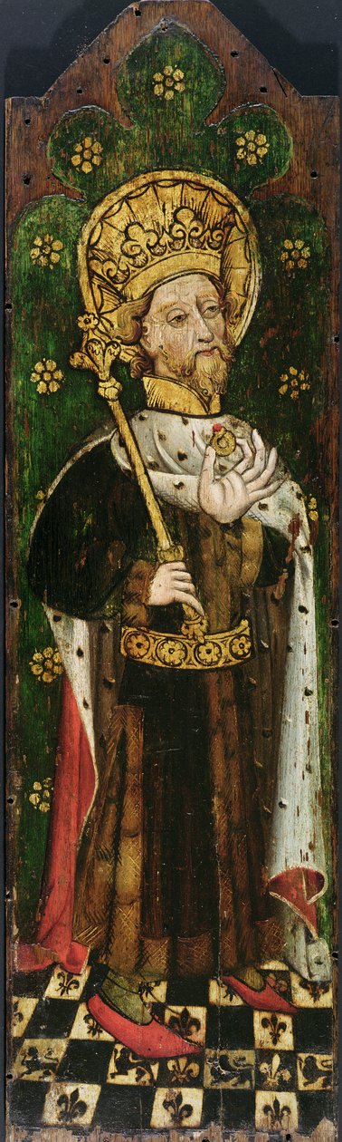 Edward Wyznawca, ok.1450, East Anglian School (panel z lektorium) autorstwa English School