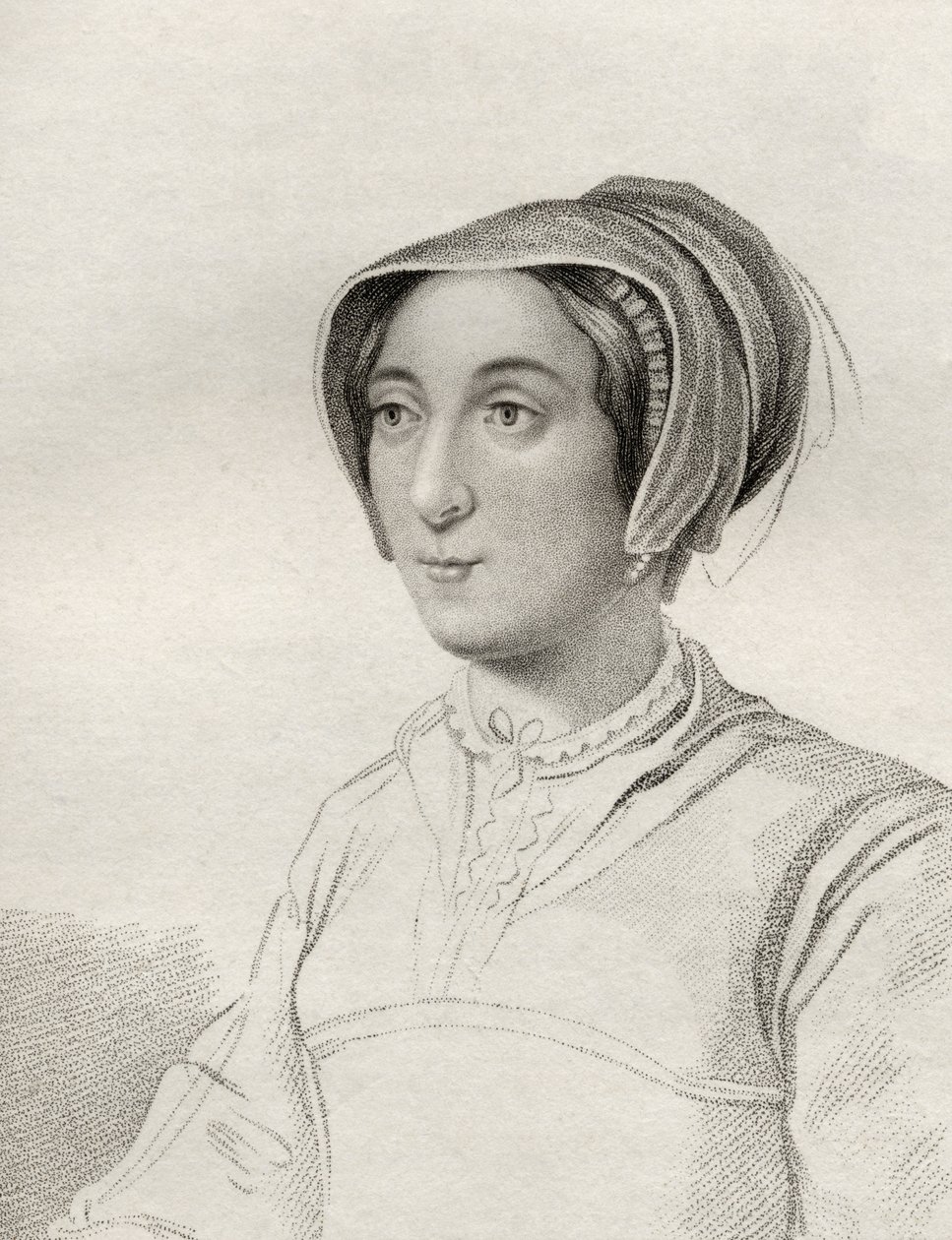 Elizabeth Cooke, sztychowana przez Riversa, ilustracja z „Katalogu autorów królewskich i szlacheckich, tom II”, wydanego w 1806 r. autorstwa English School