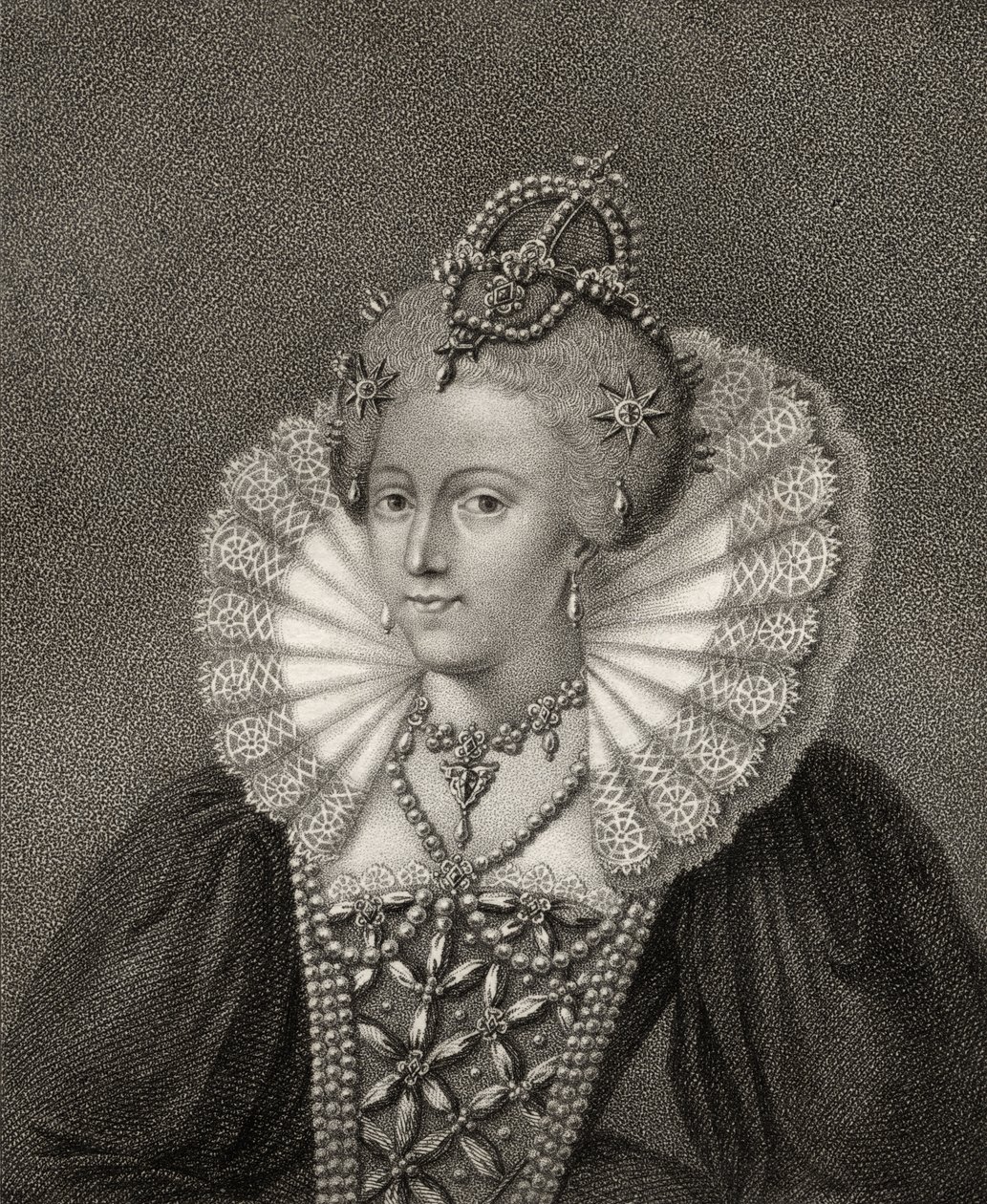 Elżbieta I, rytowana przez Bocqueta, z „Katalogu autorów królewskich i szlacheckich”, wydana w 1806 r. autorstwa English School