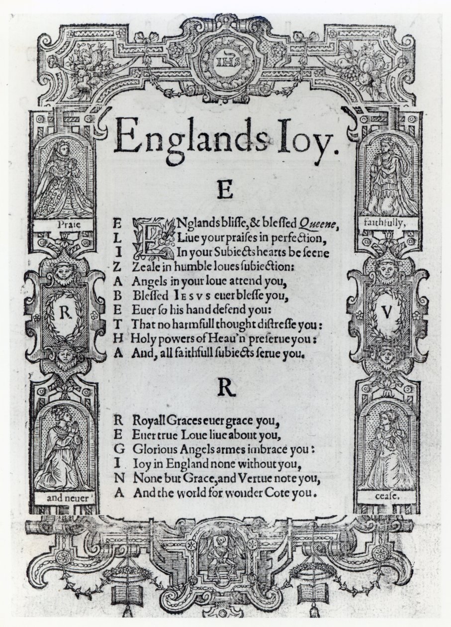 Radość Anglii autorstwa Richarda Vennara, ok. 1602 autorstwa English School