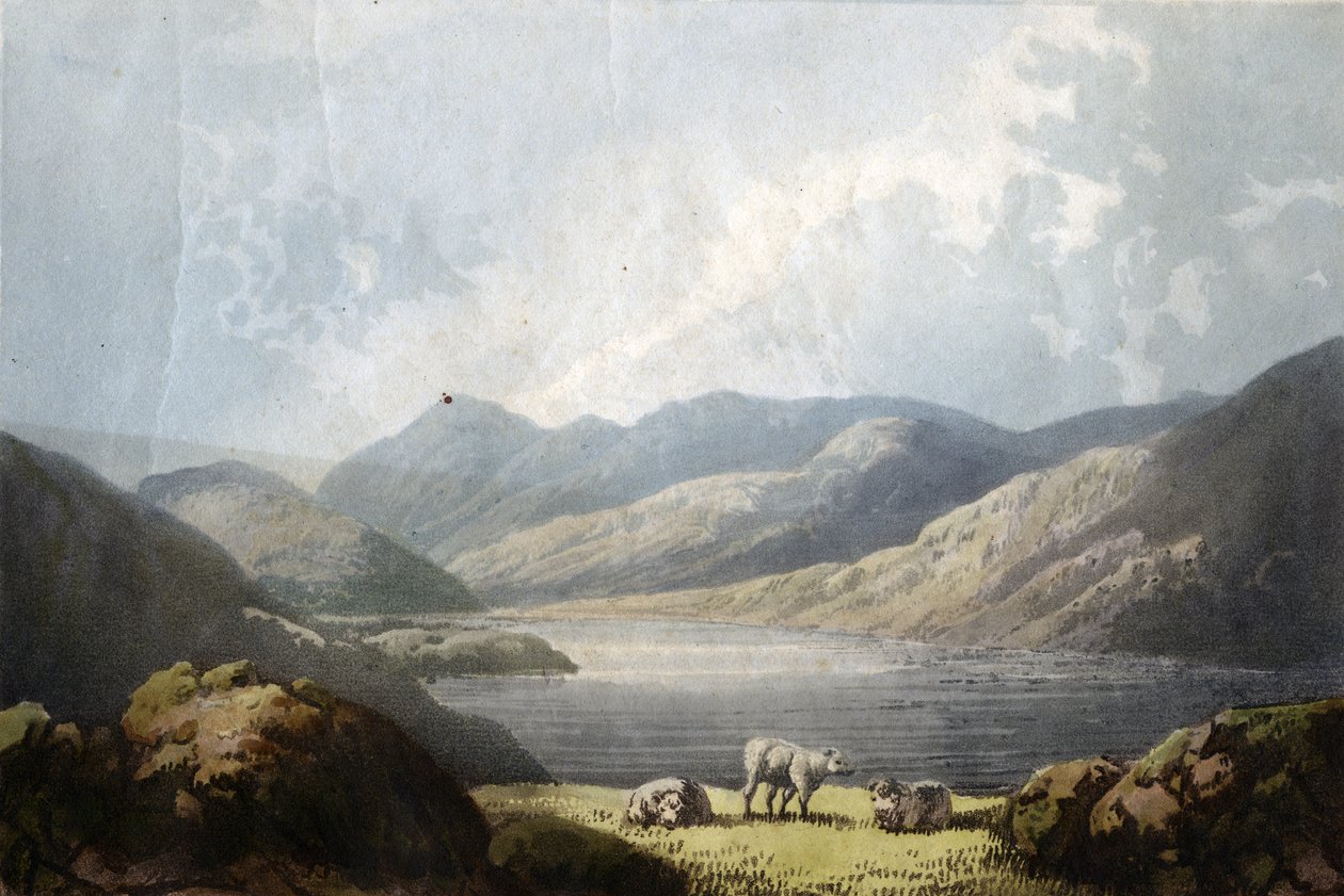 Woda w Ennerdale, 1815 autorstwa English School