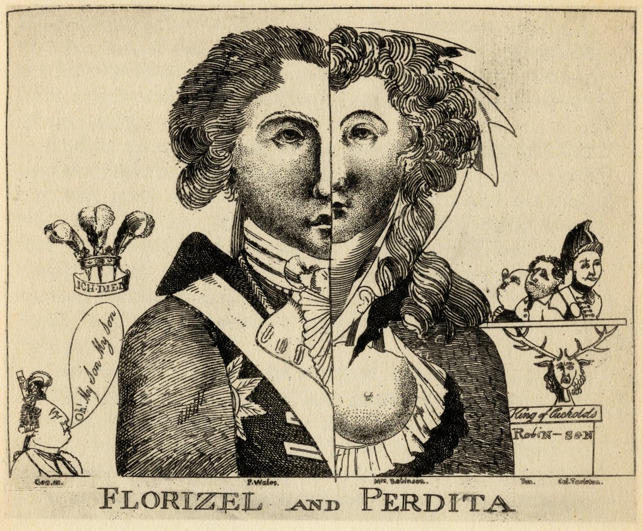 Florizel i Perdita autorstwa English School
