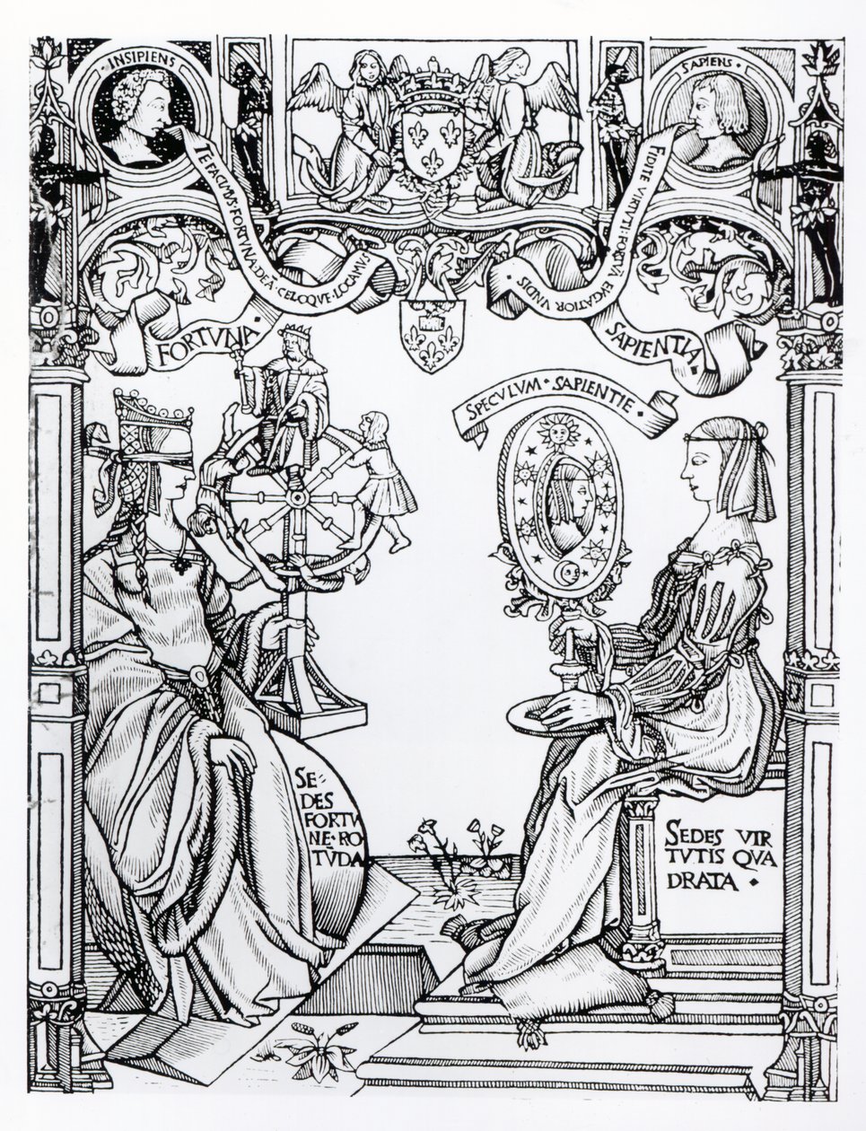 Fortuna i mądrość autorstwa English School