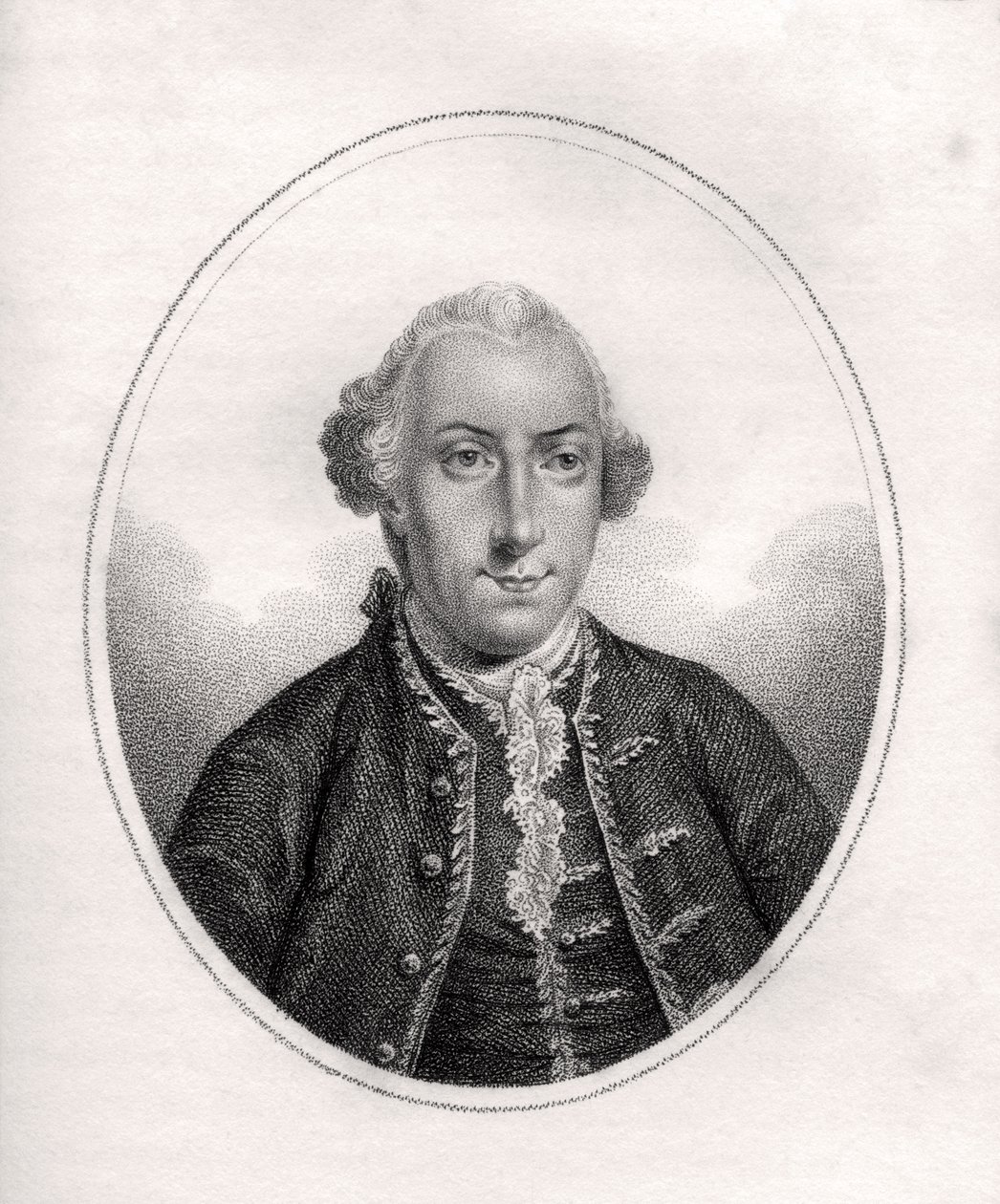 Frederick Calvert, ilustracja z „Katalogu autorów królewskich i szlacheckich, tom V”, wydanego w 1806 r. autorstwa English School