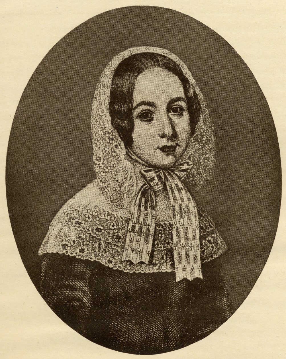 Fredrika Bremer (1801-65) autorstwa English School