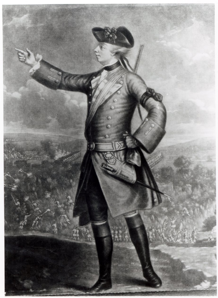 Generał James Wolfe (1727-59) autorstwa English School