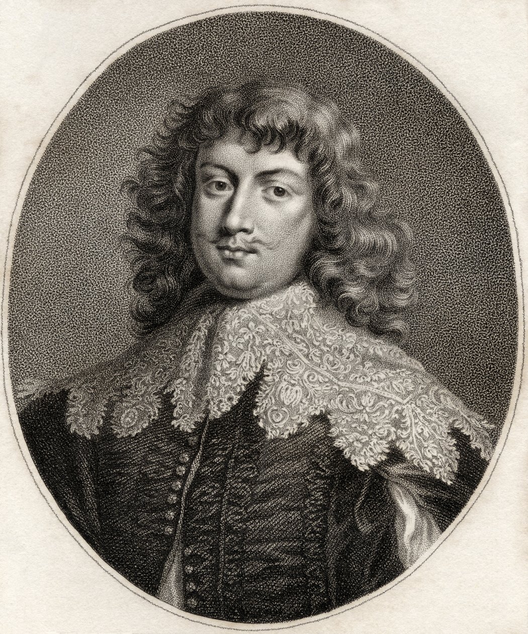 George Digby, sztych Bocquet, ilustracja z "Katalogu autorów królewskich i szlacheckich, tom III", wydanego w 1806 r. autorstwa English School