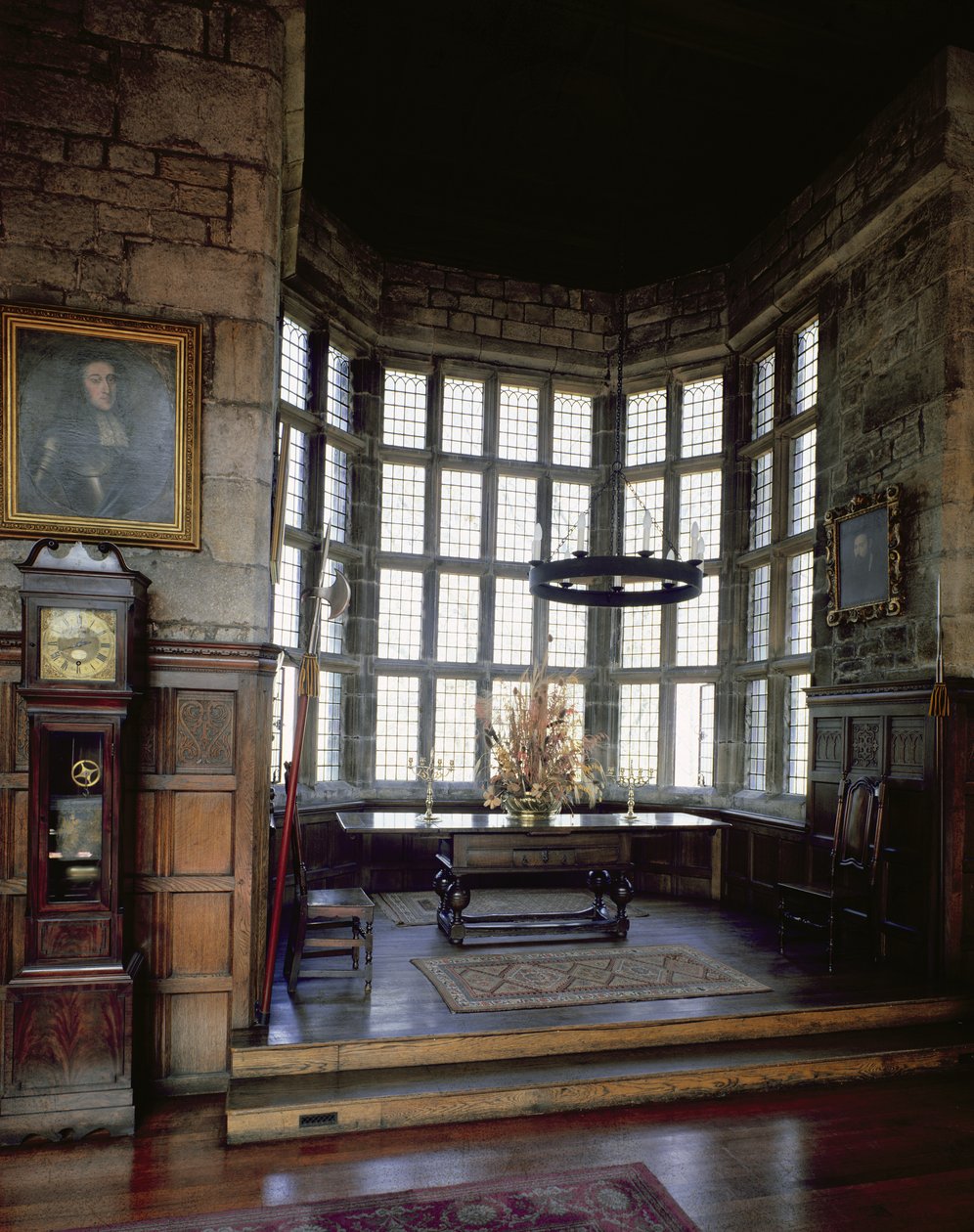 Hoghton Tower, Lancashire: sala bankietowa, XVI wiek autorstwa English School