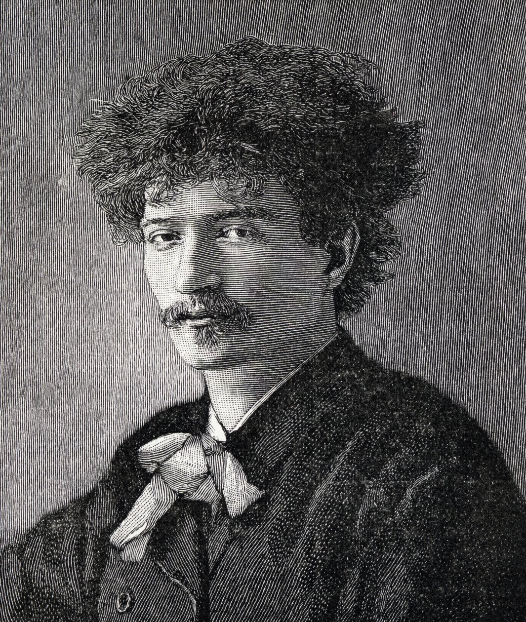 Ignacy Jan Paderewski, z "The English Illustrated Magazine", 1891-92 autorstwa English School