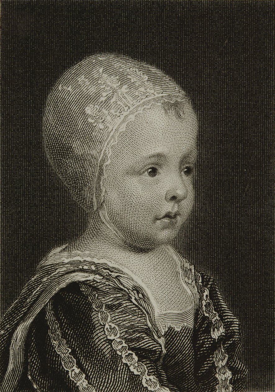 Jakub II (1633-1701) jako dziecko autorstwa English School