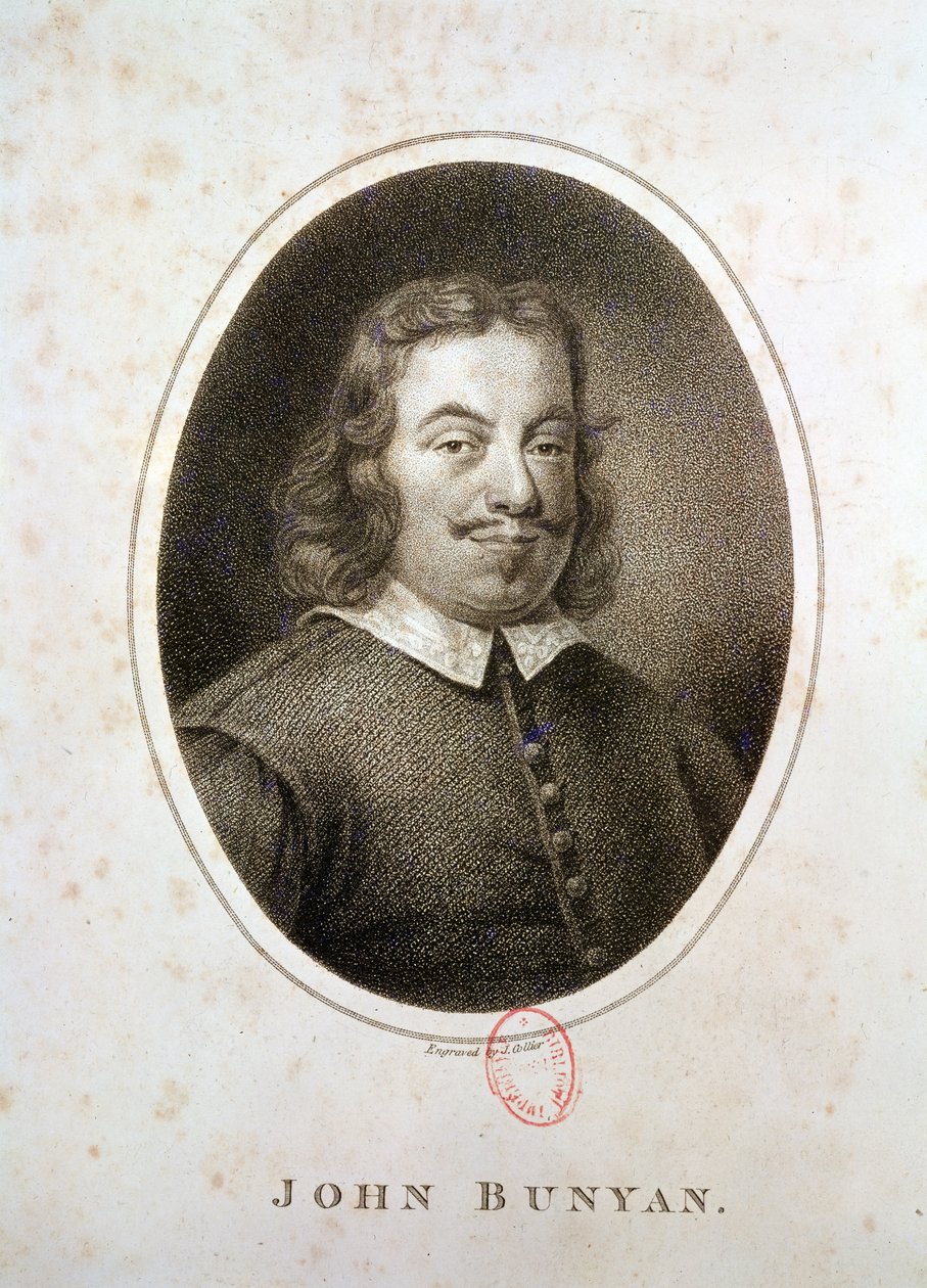 John Bunyan (1628-88) wyryty przez Johna Colliera autorstwa English School