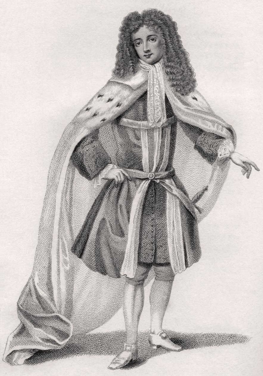 John Jeffreys, ilustracja z „Katalogu autorów królewskich i szlacheckich, tom IV”, wydanej w 1806 r. autorstwa English School