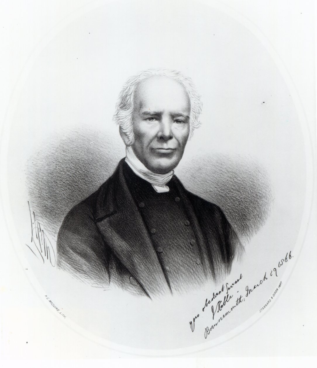 John Keble, 1866 (litografia) autorstwa English School