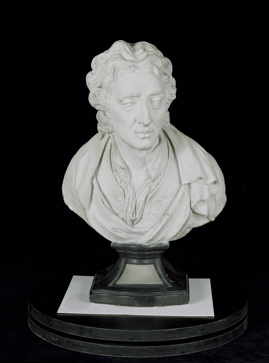 John Locke (1632-1704) (tynk) autorstwa English School