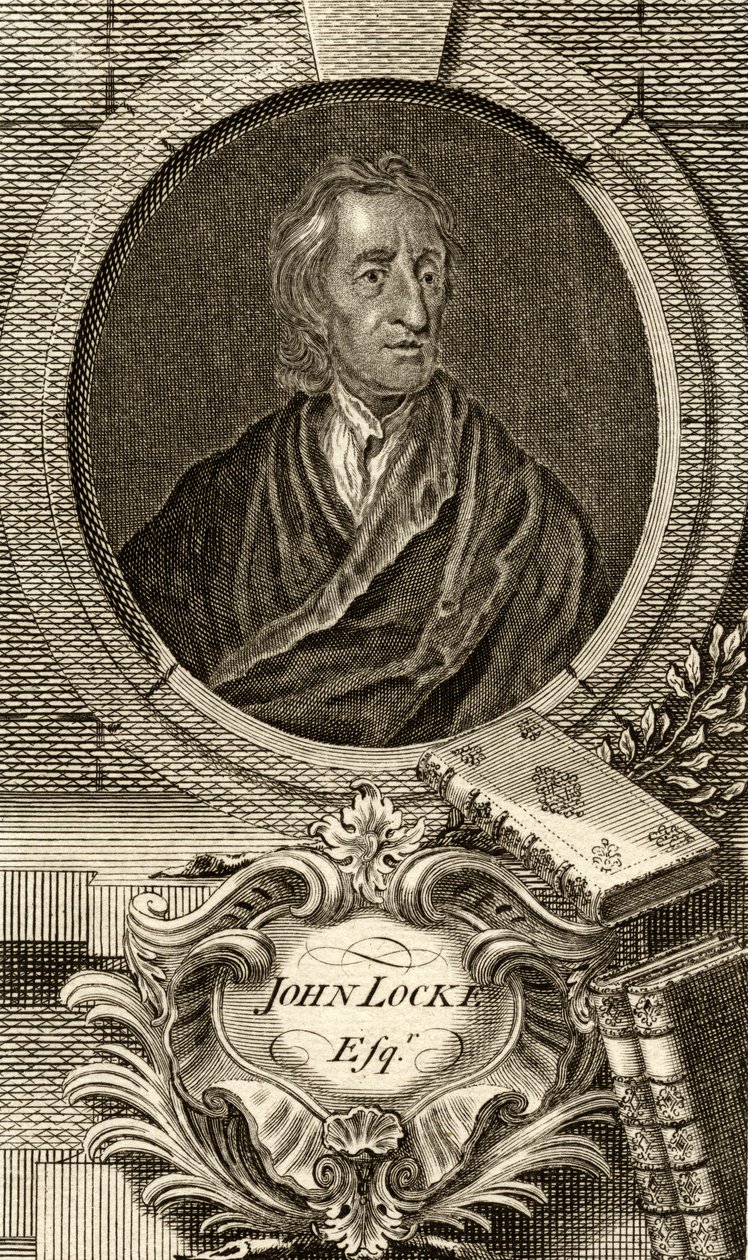 John Locke (1632-1704) z „Galerii Portretów”, wydanej w 1833 r. autorstwa English School