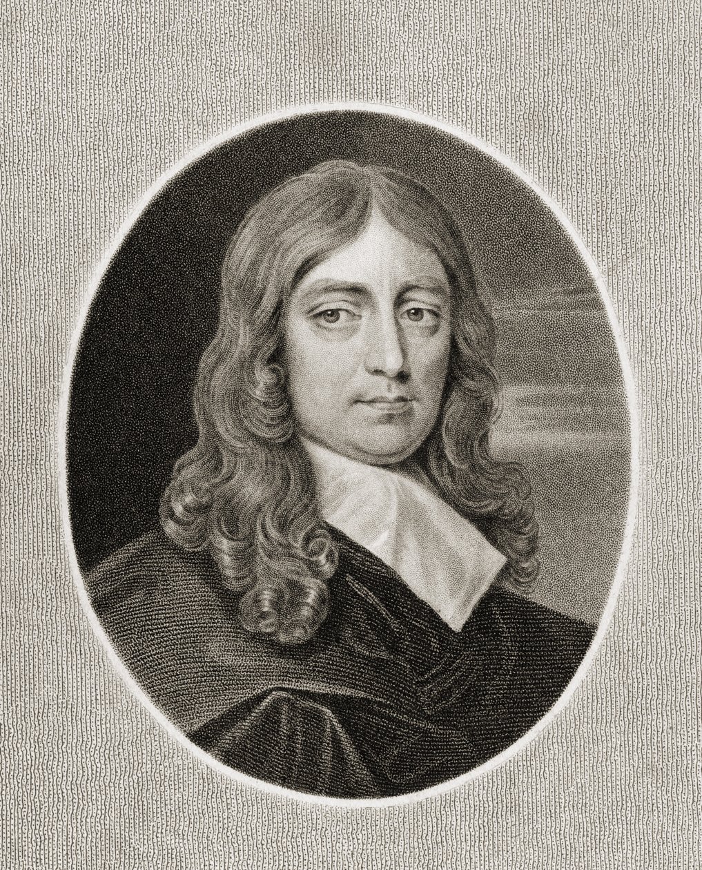 John Milton (1608-74) z „Galerii Portretów”, wydanej w 1833 r. autorstwa English School