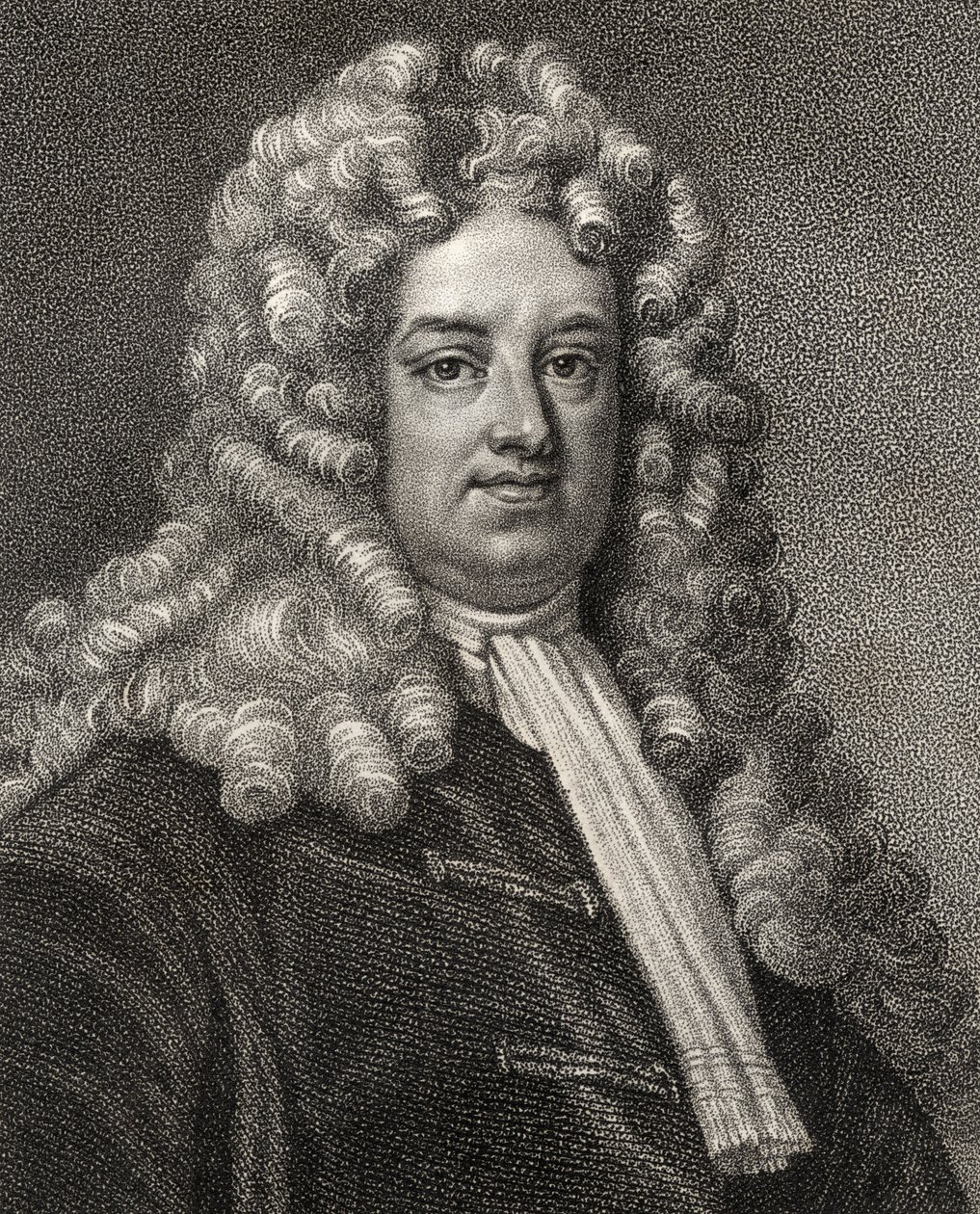 John Somers, sztychowana przez Geremię, ilustracja z „Katalogu autorów królewskich i szlacheckich, tom IV”, wydanego w 1806 r. autorstwa English School