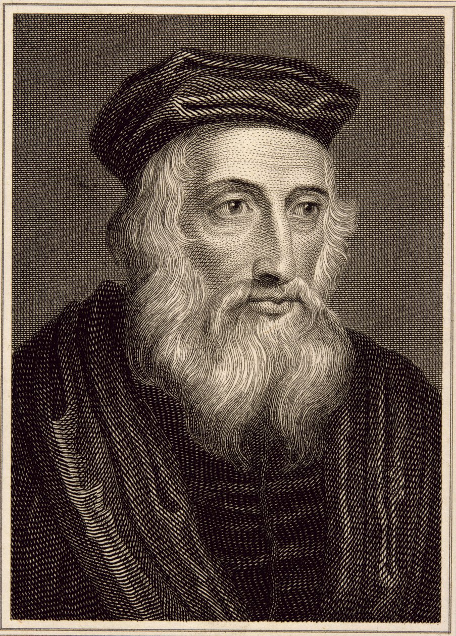 Jan Wiklif (ok. 1330-84) autorstwa English School