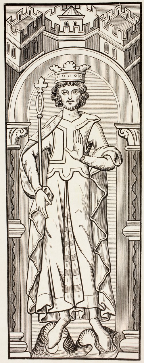 Król Filip III Francji, c.1880 autorstwa English School