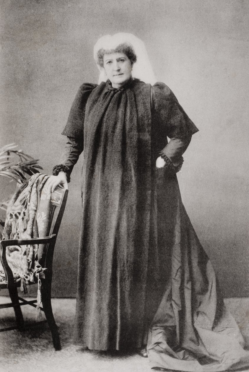 Lady Isabel Burton (1831-96) z „Życia kapitana Sir Richarda Burtona, tom II” Isabel Burton (1831-96) opublikowanej w 1893 autorstwa English School