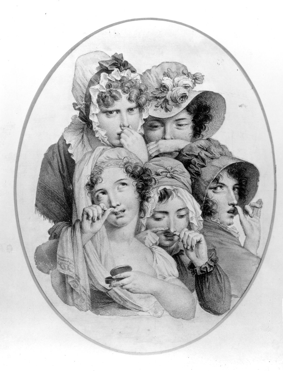 Lady Tabakiera, ok. 1800 autorstwa English School