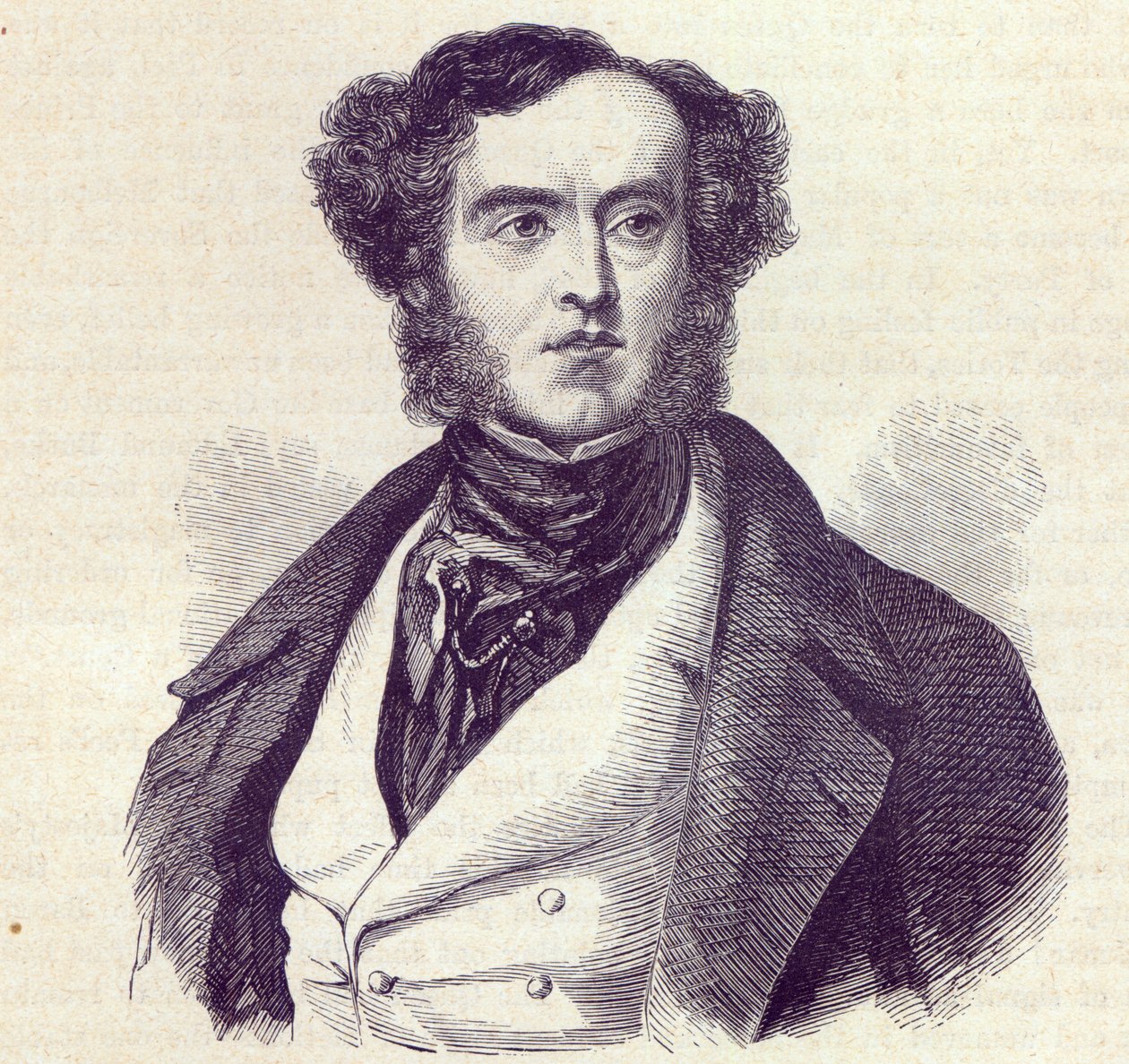 Lord William George Cavendish Bentinck autorstwa English School
