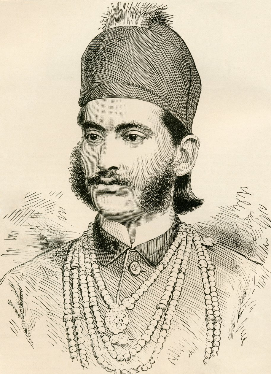 Mahbub Ali Khan, Asaf Jah VI, z książki "The World