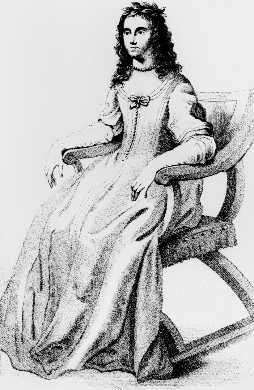 Margaret Cavendish, księżna Newcastle (1624-74) autorstwa English School