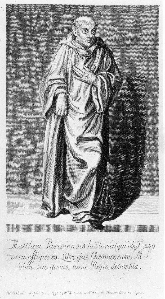 Mateusz Paryż, 1795 autorstwa English School