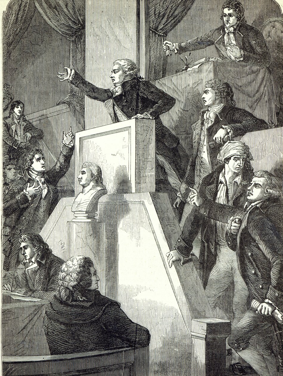 Posiedzenie Zgromadzenia Narodowego, 1791 autorstwa English School