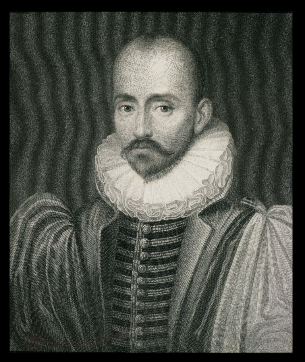 Michel Eyquem de Montaigne (1533-92) z „Galerii Portretów”, wydana w 1833 r. autorstwa English School