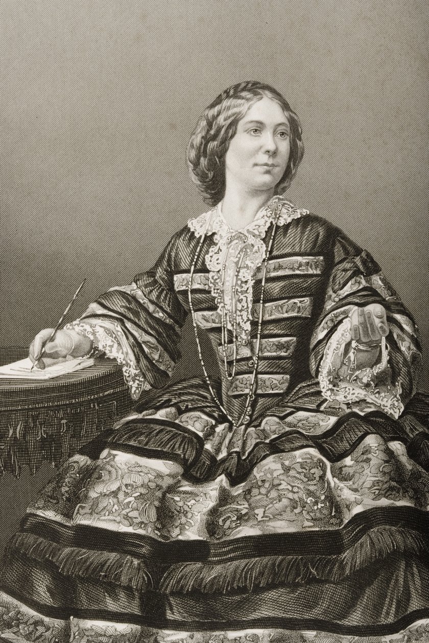Panna Amy Sedgwick (1830-97) autorstwa English School