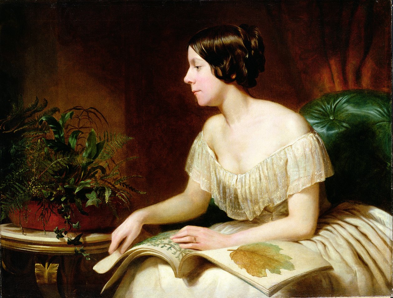 Panna Anne Pratt (1806-93), słynna botanik autorstwa English School