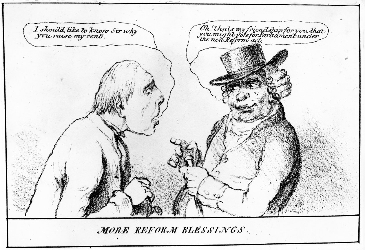 Więcej błogosławieństw dla reform, 1832 autorstwa English School