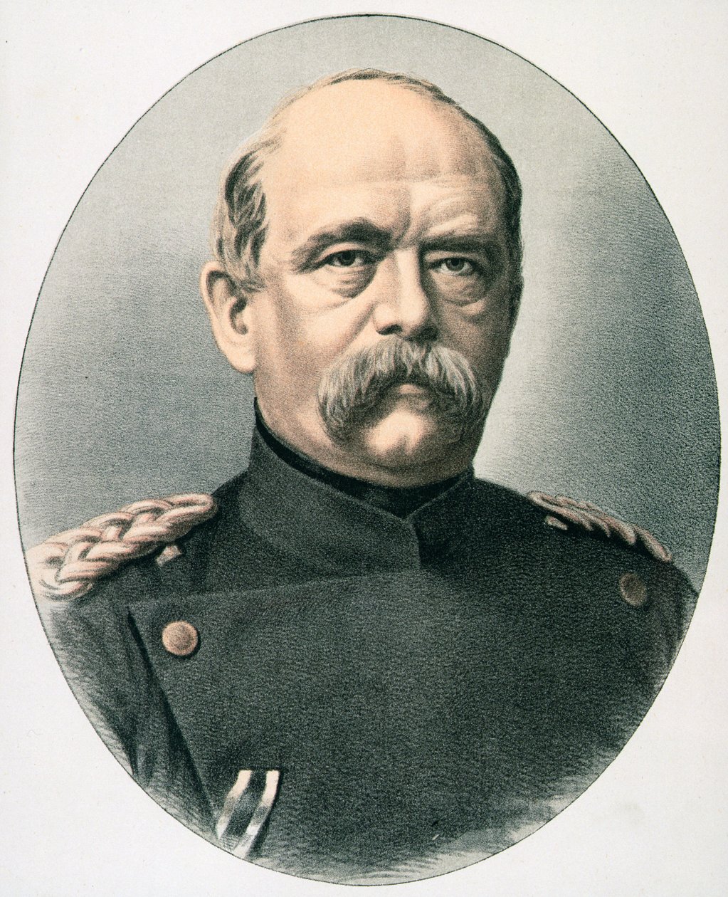 Otto Eduard Leopold, książę von Bismarck (1815-98) autorstwa English School