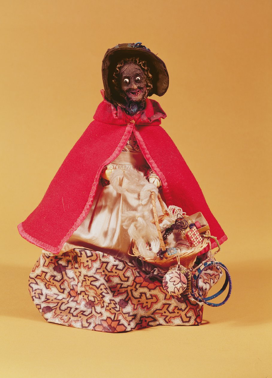 Lalka akwizytorka, ok. 1860-70 (mixed media) autorstwa English School