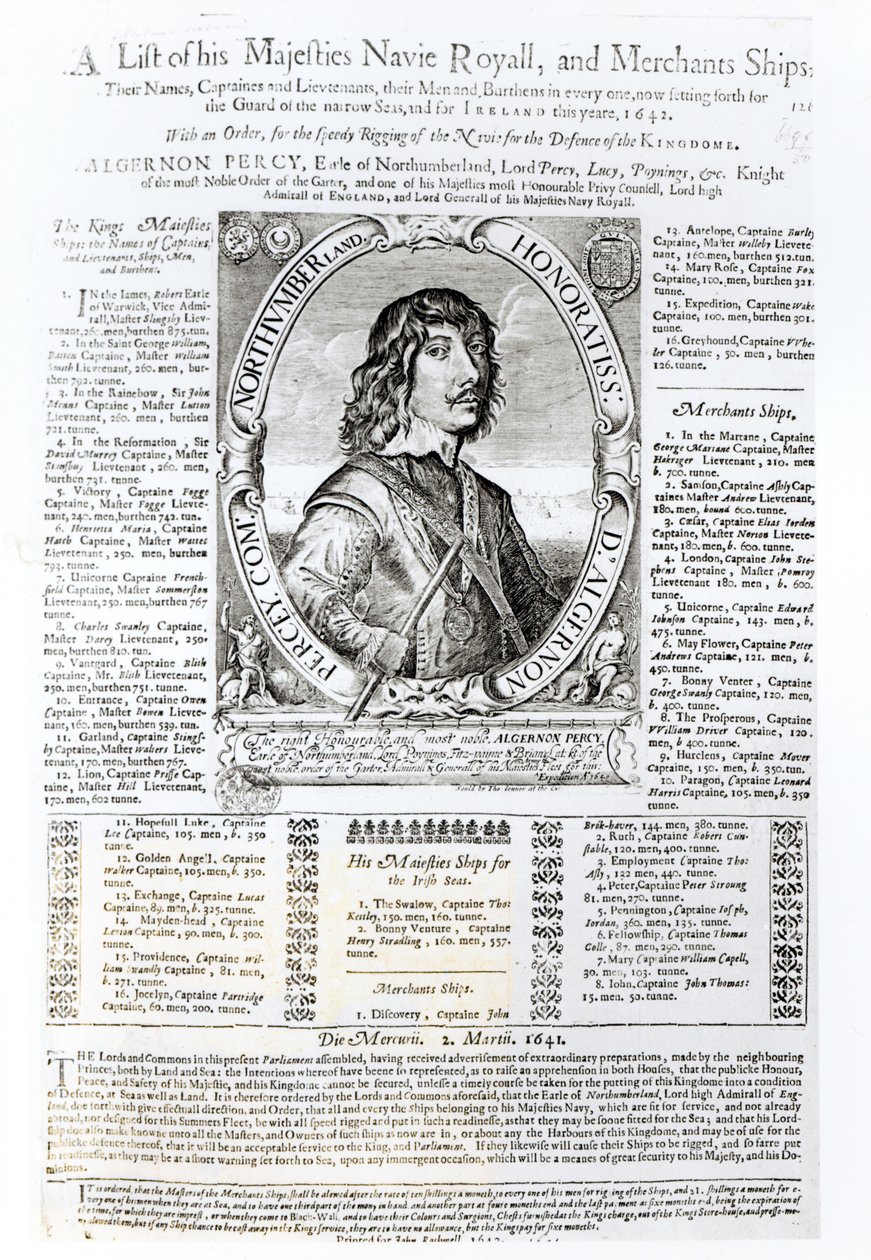 Portret Algernona Percy
