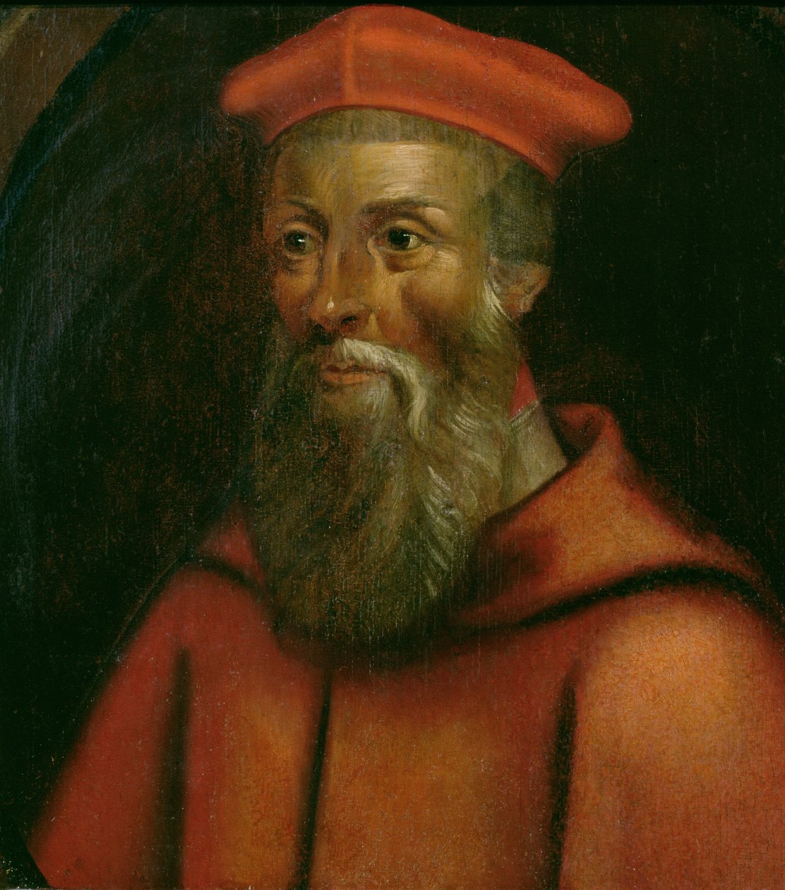 Portret kardynała Reginalda Polaka (1500-58) arcybiskupa Canterbury autorstwa English School