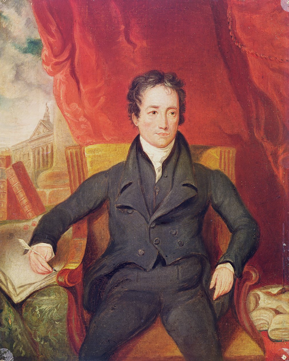 Portret Karola Baranka (1775-1834) 1826 autorstwa English School