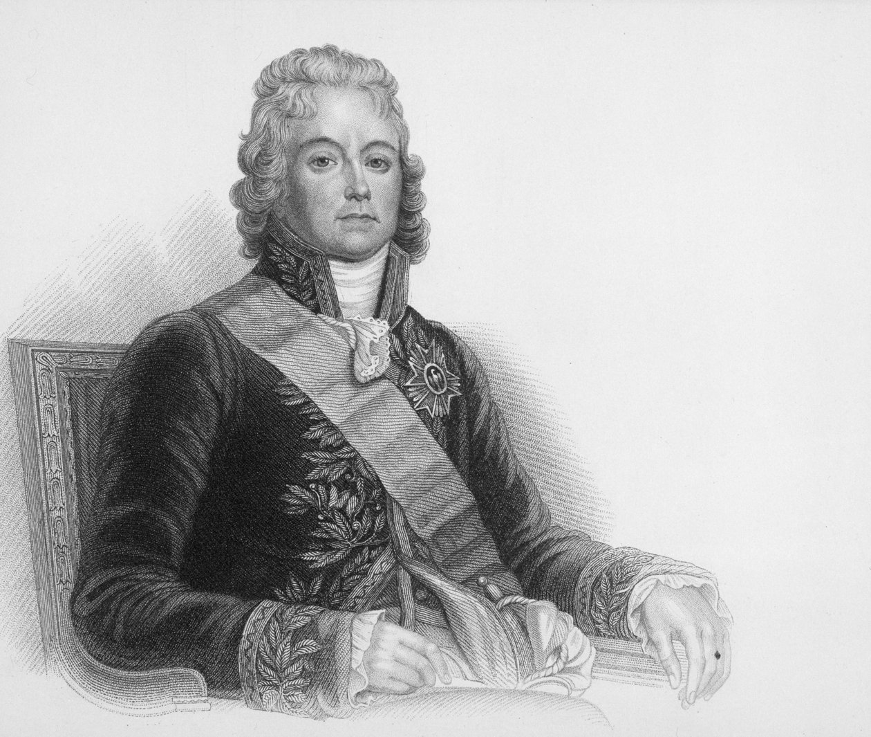 Portret Charlesa-Maurice de Talleyrand-Périgord, księcia de Benevent (1754-1838) autorstwa English School