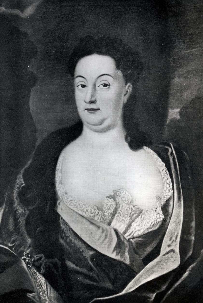 Portret hrabiny Ehrengard Melusiny von der Schulenburg, księżnej Kendal (1667-1743) autorstwa English School