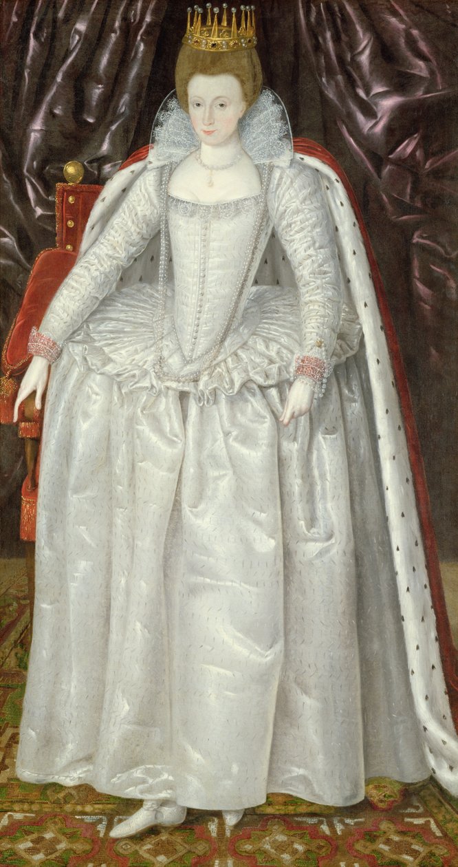 Sautamptono grafienės Elizabeth Vernon portretas, apie 1603 m. poli autorstwa English School