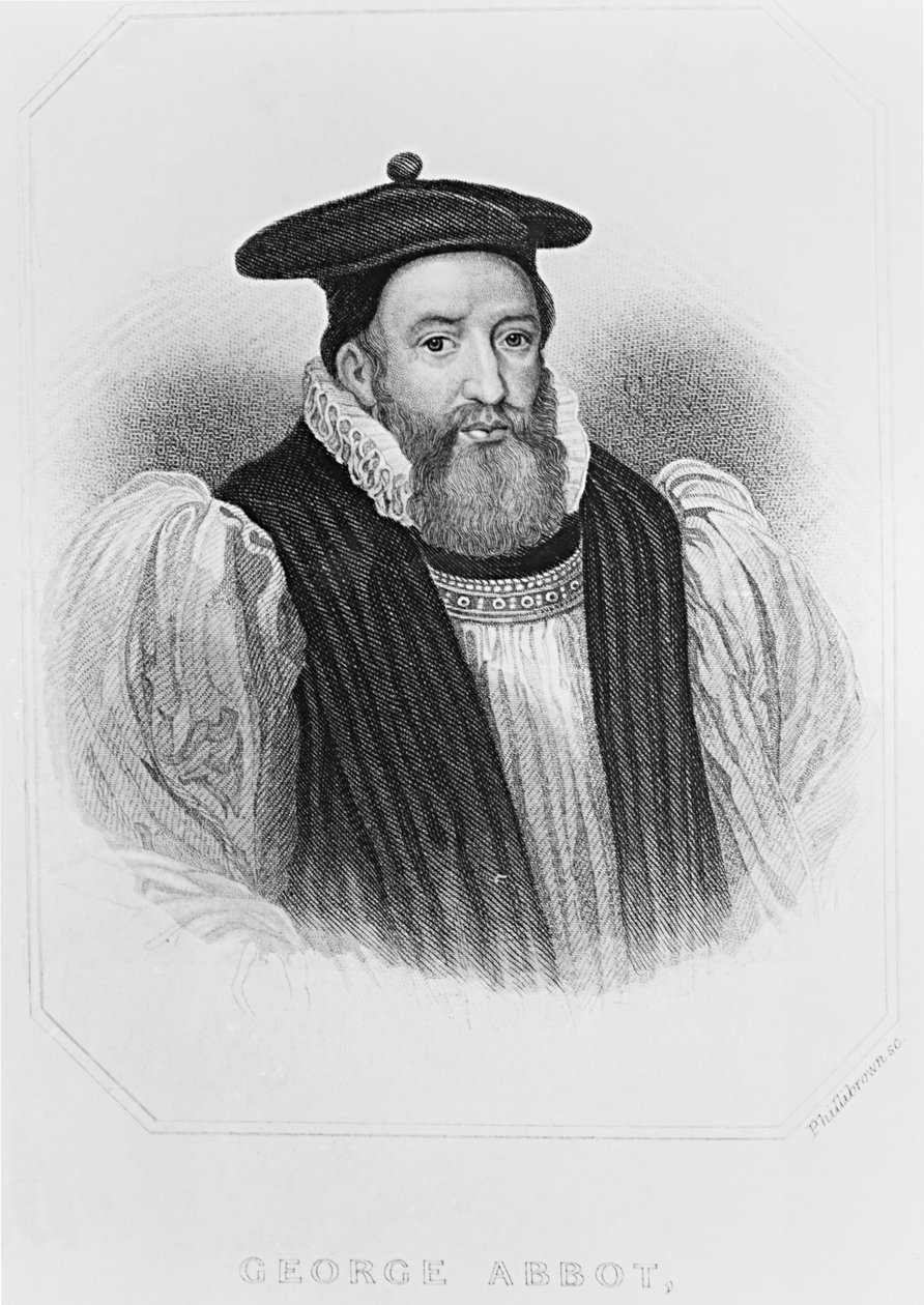 Portret George Abbot (1562-1633) arcybiskup Canterbury, z „Lodge