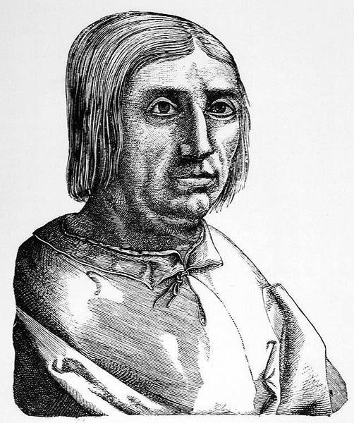 Portret Jacopo Sannazaro (1458-1530) ilustracja z nauki i literatury w średniowieczu i renesansie, napisana i rytowana przez Paula Lacroix, 1878 autorstwa English School