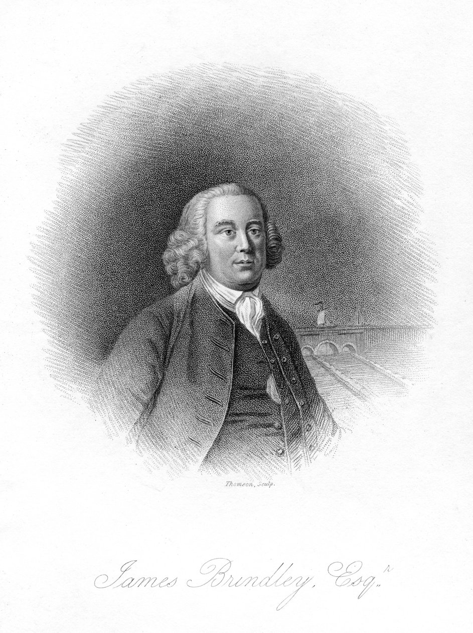 Portret Jamesa Brindleya autorstwa English School