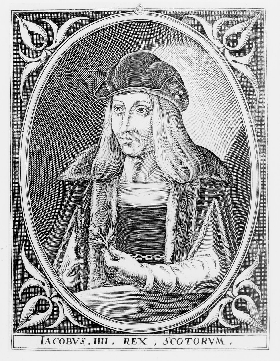 Portret Jakuba IV Szkocji (1473-1513) autorstwa English School