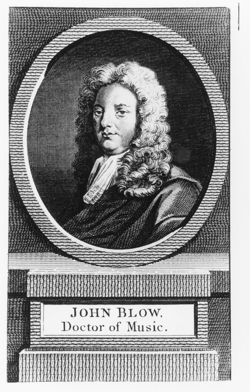 Portret Johna Blowa (1649-1708) autorstwa English School