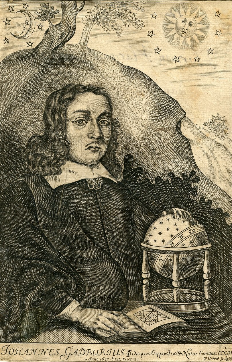 Portret Johna Gadbury