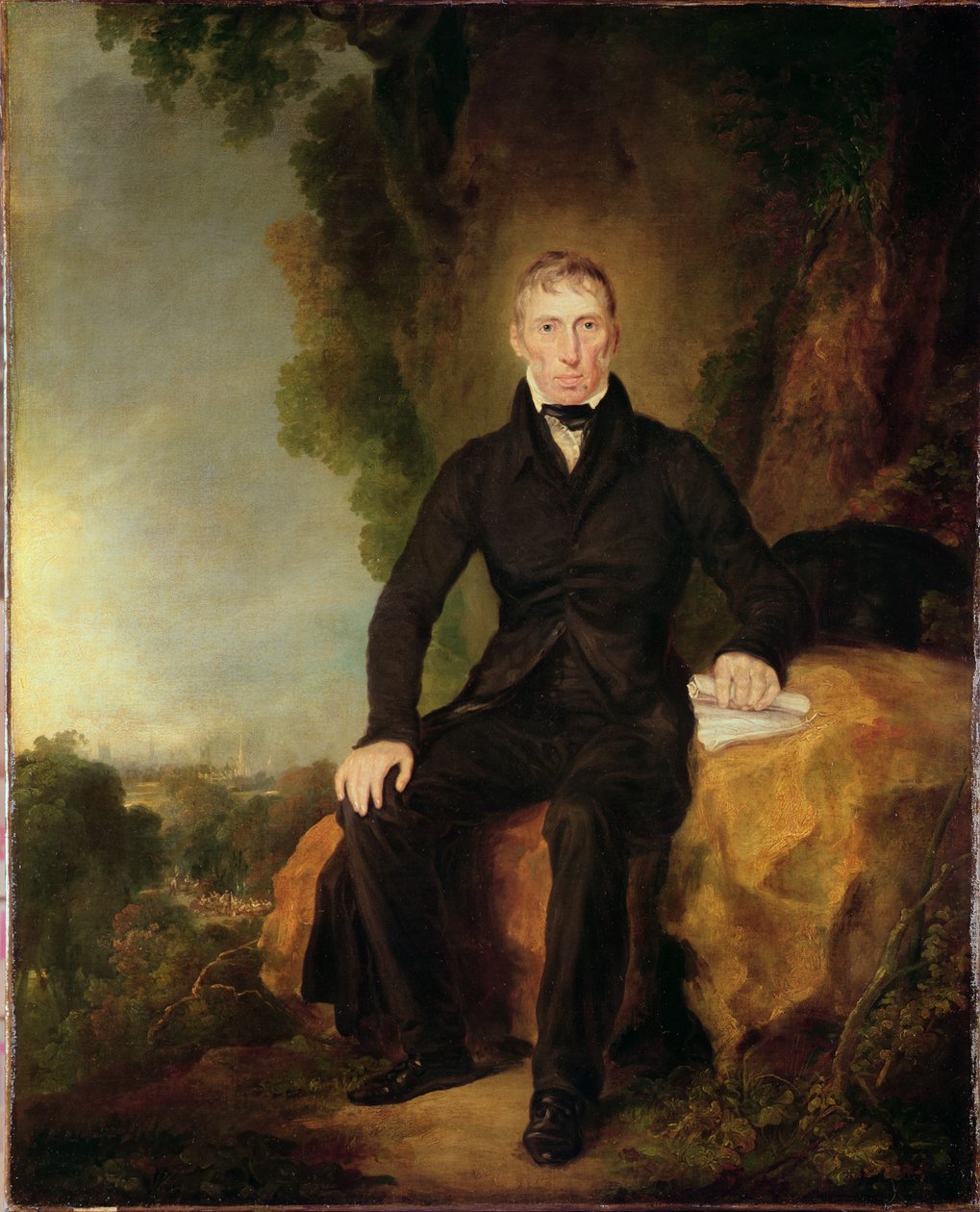 Portret Johna Loudona McAdama (1756-1836), ok. 1830 autorstwa English School